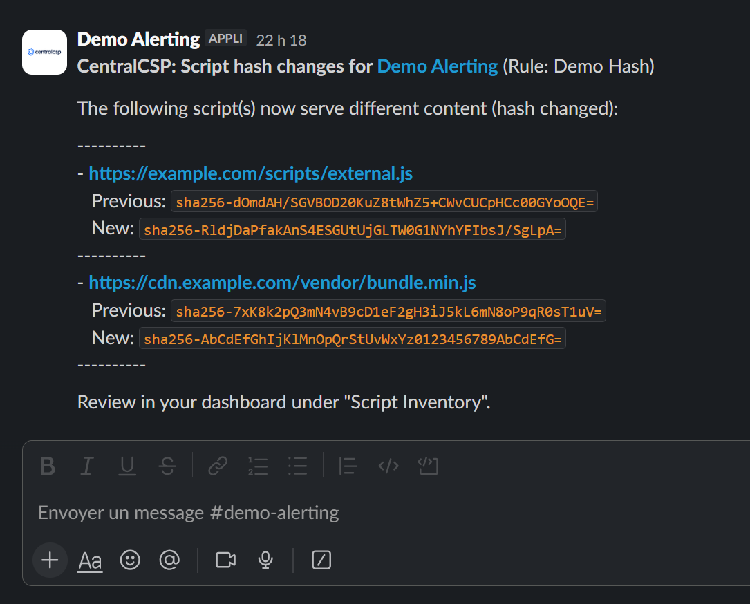 Dashboard view suitable for alerting workflows and triage